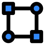 Graphic Stitching Four SVG Icon
